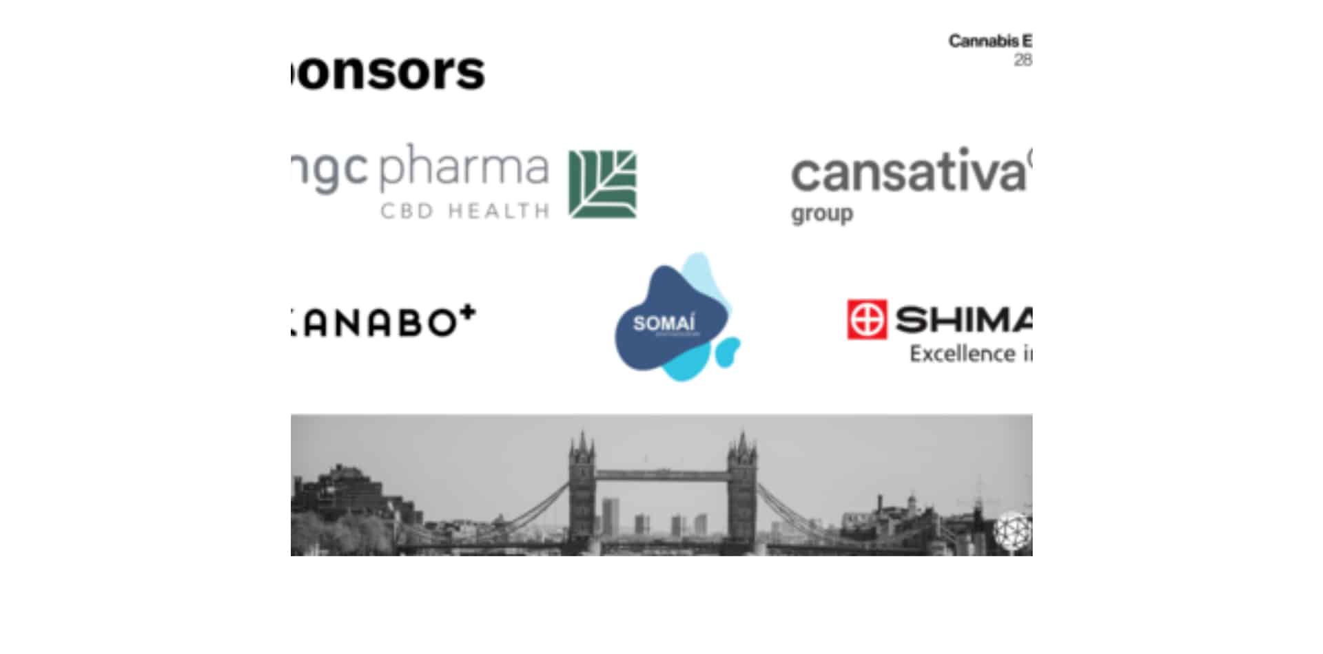 MGC Pharma, Cansativa Group et Somai Pharmaceuticals figurent parmi les sponsors de Cannabis Europa